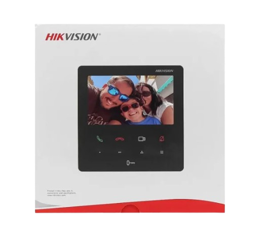 HIKVISION DS-KH6110-WE1  - MONITOR IP. DE INTERIOR CON PANTALLA TÁCTIL DE 4.3" Y ALIMENTACIÓN POE / CONTROL Y VISUALIZACIÓN REMOTA A TRAVÉS DE LA APP HIK-CONNECT / DISEÑO COMPACTO Y MODERNO / FUNCIONES PERSONALIZABLES CON 4 ICONOS PROGRAMABLES PARA UN USO MÁS PRÁCTICO. #HikvisionKH6110 #VideoporteroIP #SeguridadHikvision #EstacionInteriorIP
