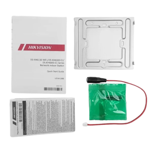 HIKVISION DS-KH6110-WE1  - MONITOR IP. DE INTERIOR CON PANTALLA TÁCTIL DE 4.3" Y ALIMENTACIÓN POE / CONTROL Y VISUALIZACIÓN REMOTA A TRAVÉS DE LA APP HIK-CONNECT / DISEÑO COMPACTO Y MODERNO / FUNCIONES PERSONALIZABLES CON 4 ICONOS PROGRAMABLES PARA UN USO MÁS PRÁCTICO. #HikvisionKH6110 #VideoporteroIP #SeguridadHikvision #EstacionInteriorIP
