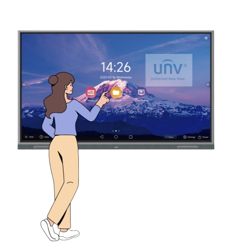 1 PANTALLA INTERACTIVA UNV MW3565-U-E 65 PULGADAS / DLED / RK3588 4-CORE A76 (2.4G)/ 4-CORE A55 (1.8G) / ANDROID 12.0 / 3 HDMI ENTRADA 4K / 1 SALIDA HDMI 4/ E/S AUDIO / 2 RJ45 10M/100M/1000M / 1 RS232 / 3 USB 3.0/ 1 USB TYPE C / 1 USB TYPE B / 2 SPEAKER / WI-FI6 / WI-FI5 MÓDULO DUAL / SOPORTA 5G/2.4G
