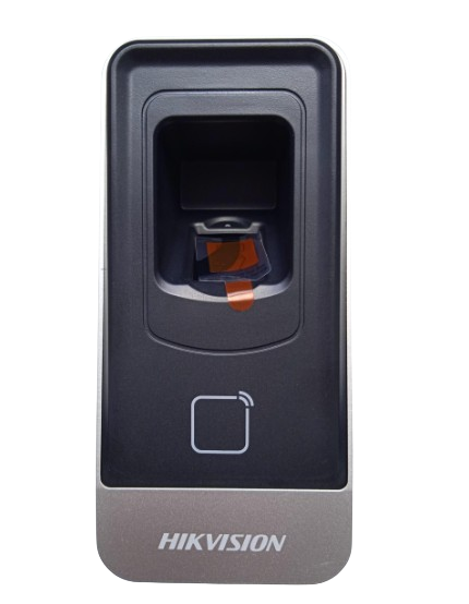 HIKVISION DS-K1201MF - LECTOR DE HUELLAS DIGITALES & LECTOR RFID INTEGRADO / 13.56 MHZ / DISTANCIA DE LECTURA DE TARJETAS MÁX. 3 ... 10 CM / COMUNICACIÓN RS-485 / MEMORIA DE 5,000 PLANTILLAS DE HUELLAS DACTILARES / INT. IP65. #Hikvision #ControlDeAcceso #SeguridadBiométrica #LectorDeHuellas #DSK1201MF #SeguridadCorporativa #TarjetasMIFARE #AccesoSeguro