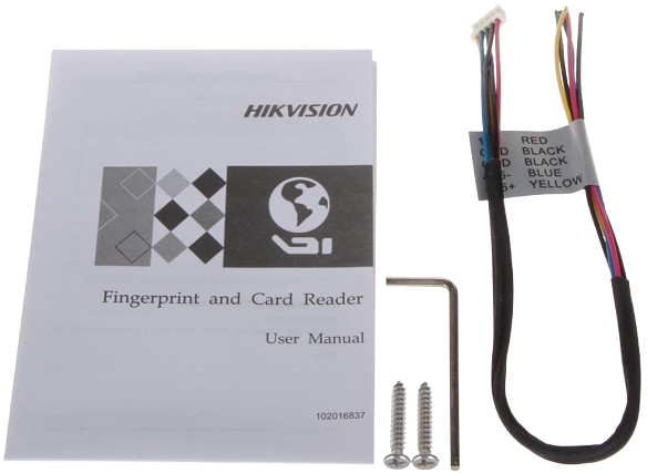 HIKVISION DS-K1201MF - LECTOR DE HUELLAS DIGITALES & LECTOR RFID INTEGRADO / 13.56 MHZ / DISTANCIA DE LECTURA DE TARJETAS MÁX. 3 ... 10 CM / COMUNICACIÓN RS-485 / MEMORIA DE 5,000 PLANTILLAS DE HUELLAS DACTILARES / INT. IP65. #Hikvision #ControlDeAcceso #SeguridadBiométrica #LectorDeHuellas #DSK1201MF #SeguridadCorporativa #TarjetasMIFARE #AccesoSeguro