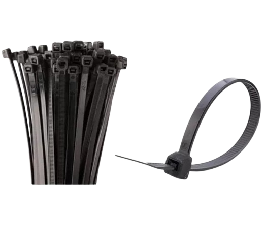 1 MGM MGM-ZUNCHO-6X100MM - ZUNCHO DE PLASTICOS COLOR NEGRO 6X100MM. PAQUETE DE 100 UNIDADES / ALTA RESISTENCIA A LA TRACCIÓN, OXIDACIÓN, LA HUMEDAD Y LOS RAYOS UV, LO QUE LOS HACE IDEALES PARA USO EN EXTERIORES. #ZunchosIndustriales #CintasDeCable #MGMZuncho #OrganizadorDeCables #ZunchosAltaResistencia #CierresAutobloqueantes #ZunchosUV