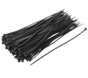 1 MGM MGM-ZUNCHO-6X100MM - ZUNCHO DE PLASTICOS COLOR NEGRO 6X100MM. PAQUETE DE 100 UNIDADES / ALTA RESISTENCIA A LA TRACCIÓN, OXIDACIÓN, LA HUMEDAD Y LOS RAYOS UV, LO QUE LOS HACE IDEALES PARA USO EN EXTERIORES. #ZunchosIndustriales #CintasDeCable #MGMZuncho #OrganizadorDeCables #ZunchosAltaResistencia #CierresAutobloqueantes #ZunchosUV