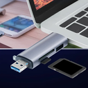 LECTOR DE TARJETAS UNIVERSAL OTG DE ALTA VELOCIDAD 5-1 PARA COMPUTADORA, ANDROIS, TELEFONO MOVIL / TIPO C / CAMARA MULTIUSOS Y UNIDAD FLASH USB