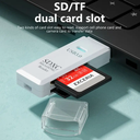MGM MGM-HUB-USB-1E-BLANCO - LECTOR DE TARJETAS USB DOS EN UNO MICROSD Y SD ENTRADA A USB. #LectorDeTarjetasUSB #MGMTech #AccesoriosMGM #MicroSDReader #SDReader #LectorMGM