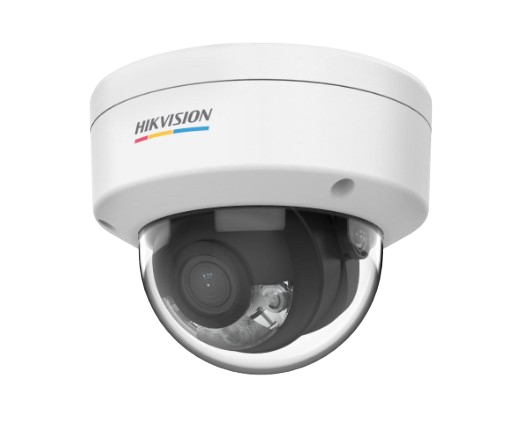 HIKVISION DS-2CD1157G0-LUF - CÁMARA DOMO DE 5MP IP/LENTE 2.8MM / IR 30 METROS / IP67 / IK08. #HikvisionPanamá #CamaraIP #ColorVu #VigilanciaInteligente #Seguridad24horas #CamarasConAudio