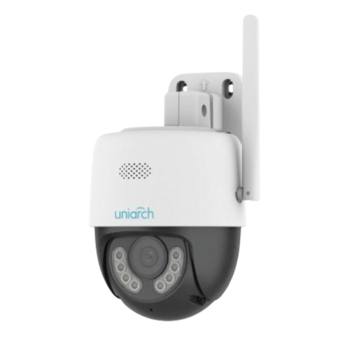 1 UNIVIEW UHO-P1A-M3F4D CÁMARA MINI PT. WIFI DOMO 3MP (2K) PT 360º AUDIO 2 DE VÍAS SIRENA Y LUZ DISUASIVA / WIFI IR 30M CON MICRÓFONO Y ALTAVOZ INTEGRADOS, TARJETA SD HASTA 256GB, IP66. #Uniarch #SoporteDeCámaras #AccesoriosDeVideovigilancia #ProtecciónExterior #InstalaciónProfesional