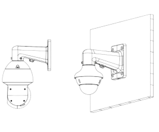 1 DAHUA PFB305W - MONTAJE DE PARED PARA CAMARAS PTZ DAHUA / H DBW4 / H DBW2 / H DBW7. #Dahua #PFB305W #SoporteCámaraDomo #SoporteDahua #InstalaciónCCTV #CámarasDeSeguridad #SoporteParaCámaras #SeguridadDahua