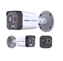 1 HIKVISION DS-2TD2608-2/QA – CÁMARA IP. DUAL / TÉRMICA 2.6 MM (96 X 72) / ÓPTICO 6 MM 4MP. / DETECCIÓN DE INTRUSIÓN POR VCA 30 MTS /30 MTS LUZ BLANCA / EXTERIOR IP67 / POE / SIRENA Y LUZ INTERMITENTE INTEGRADA / MICRO SD / COLORVU Y ACUSENSE.