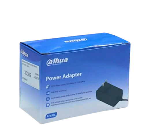1 DAHUA DH-PFM320-020US - FUENTE DE PODER DE 12 VCC 2 AMPERIO / ENTRADA DE 100-240 V. AC / ESPECIAL PARA CÁMARAS DE CCTV / CABLE DE 1.5 METROS / CERTIFICACIÓN FCC.