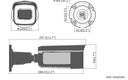 CAMARA BULLET IP DE 6MP/ VARIFOCAL /LENTE 2.8-12MM ACUSENSE IK 10/IR 60 MTRS