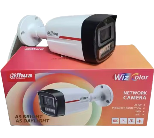 DAHUA DH-IPC-HFW2449TLP-S-LED-PRO - CAMARA BULLET IP. WIZ COLOR, WIZ SENSE 4MP. / SMD PLUS / PROTECCION PERIMETRAL / SMART H.265+ SMART H.264+ / SEGURIDAD CIBERNÉTICA / AI-ISP Y PROTECCIÓN IP67. #Dahua #CamaraIP #FullColor #CamaraExterior #Seguridad24h #CamarasDAHUA #Videovigilancia #TecnologiaDahua #CamarasdeSeguridad #DahuaPanama #CCTVProfesional