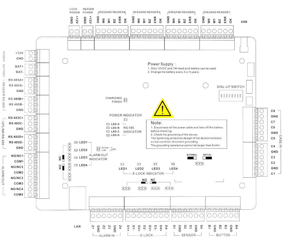 HIKVISION DS-K2604T - CONTROLADOR DE ACCESO 4 PUERTA / 8 LECTORES HUELLA Y TARJETA / INTEGRACIÓN CON VIDEO / 100,000 TARJETAS / INCLUYE GABINETE Y FUENTE DE ALIMENTACIÓN 12VCC/8A. SOPORTA BATERÍA DE RESPALDO. #HIKVISION #DSK2604T #ControlDeAcceso #ControladorDePuertas #SeguridadElectrónica #AccesoInteligente #ControladoraHikvision #SistemasDeAcceso #InstaladoresPanamá #DistribuidorHikvision