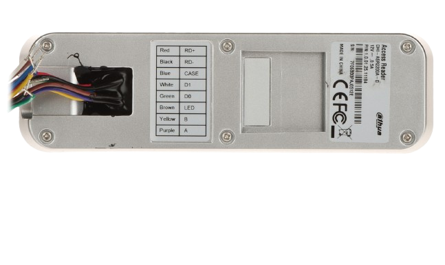 1 DAHUA DHI-ASR2200A-B - LECTOR DE TARJETAS BLUETOOTH DAHUA CON TECNOLOGÍA DE CONTROL DE ACCESO AVANZADO, COMPATIBLE CON TARJETAS RFID, SOPORTE PARA GESTIÓN REMOTA, COMUNICACIÓN INALÁMBRICA EFICIENTE Y DISEÑO COMPACTO PARA INSTALACIONES DE SEGURIDAD DE ALTA GAMA.