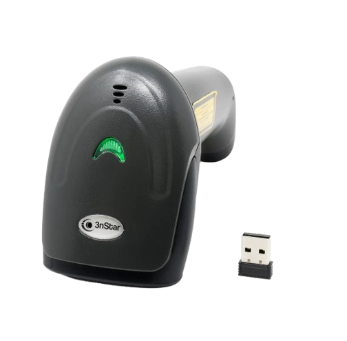 LECTOR DE CODIGO DE BARRAS LASER 1D - INCLUYE RECEPTOR USB