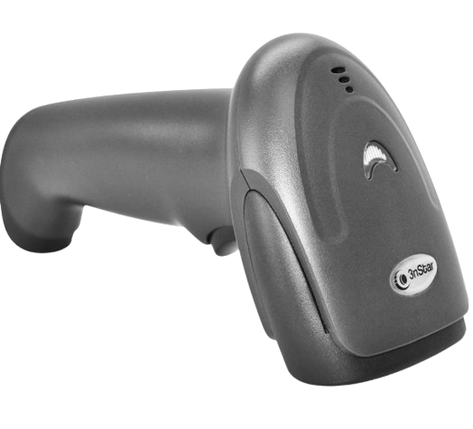LECTOR DE CODIGO DE BARRAS LASER 1D - INCLUYE RECEPTOR USB