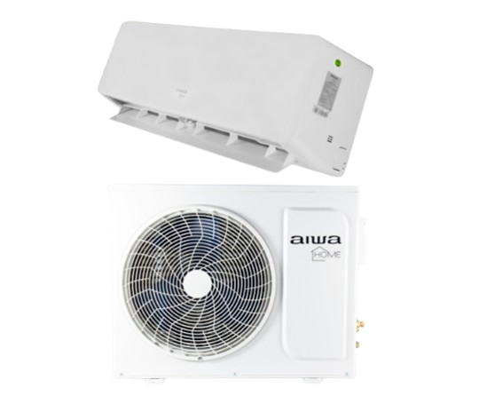 1 AIWA AWHACC18D01 - AIRE ACONDICIONADO DE 18000 BTU SEER 12.3 / ESSENTIAL SERIES / GOOGLE HOME. SU DISEÑO SILENCIOSO Y SU POTENCIA TE ASEGURA NOCHES LARGAS Y UN DESCANSO SEGURO / CUENTA CON UN FUNCIONAMIENTO TURBO / BAJO NIVEL DE RUIDO / MODO DE SUEÑO / DIAGNÓSTICO AUTOMÁTICO / GAS ECOLÓGICO R410A / 3MTS DE TUBERÍA DE COBRE / FILTRO PURIFICADOR ANTIBACTERIAL / 220V – 60HZ. #AIWAAireAcondicionado #AWHACC12D01 #AireSplitAIWA #Aire12000BTU #ClimatizaciónAIWA #AireResidencial #SplitAIWA #AireSilencioso #TecnologíaAIWA #AiresEficientes