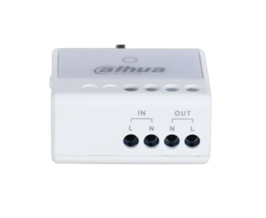 1 DAHUA DHI-ARM7012-W2 - INTERRUPTOR INALÁMBRICO / 1 SALIDA DE RELEVADOR NO/NC DE 100–240 VAC MAX 13 A/ ENTRADA DE 100-240 VCA 50/60 HZ/ COMUNICACIÓN ESTABLE / DETECTOR DE INTERFERENCIAS / INDICADOR DE ESTATUS.