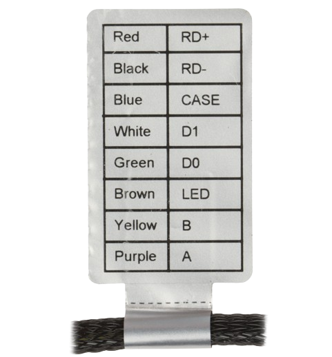 CONTROL DE ACCESO READER SLIM WATERPROOF DAHUA RFID 125KHZ IP66