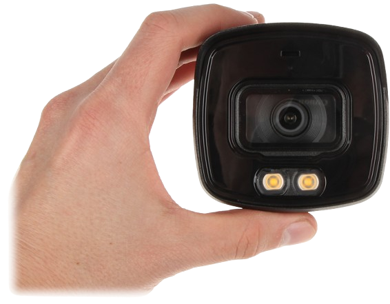 1 DAHUA DH-HAC-HFW1239TLMN-LED-0280B-S2 - Camara Bullet de 2 MP. Iluminador Dual Inteligente + Full Color / Lente de 2.8 mm / 107 Grados de Apertura / 40 Metros de Iluminación IR y Visible / WDR Real de 130 Db / IP67.