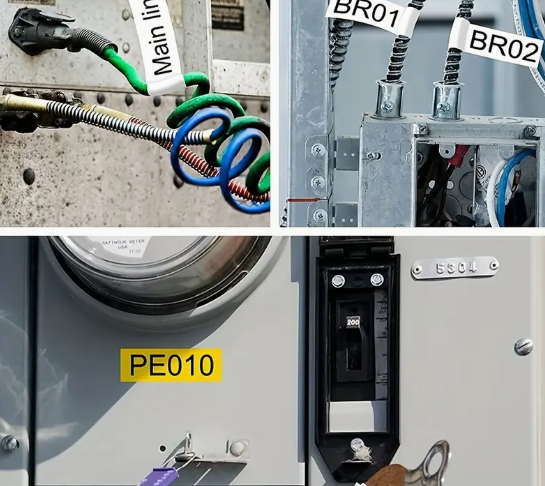 1 MARK DOMAIN MGM-E1000-PRO-ETIQUETADORA-GREY - ETIQUETADORA TÉRMICA PORTÁTIL MARKDOMAIN E1000-DOBLE ALIMENTACION, COMPATIBLE CON BROTHER / INCLUYE USB Y CINTA