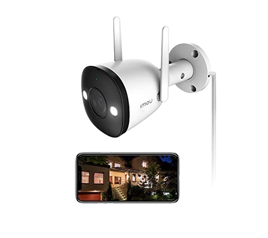 CAMARA IMOU IP BULLET DE 2MP WIFI CON LENTE FIJO DE 2.8MM/ FULL COLOR/ DETECCION HUMANA/ MICROFONO INCORPORADO/ NOTIFICACION DE ALARMA Y GRADO DE PROTECCION IP67.