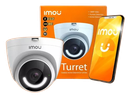 CAMARA IMOU IP TIPO DOMO 2MP. LENTE 2.8MM/ AUDIO BIDERECCIONAL/ DETECCION HUMANA DISUACION ACTIVA SIRENA IR 30MTS IP67, WIFI, ENTRADA MICRO SD.