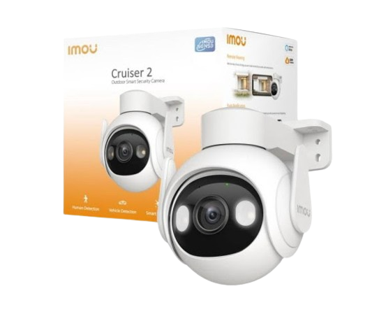 CAMARA IMOU IP. CRUISER 2 DE 5MP/3K 25FPS 3,6MM H.265 DETEC. MOVIMIENTO Y VISION NOCTURNA. IR30 METROS AUDIO 2 VIAS IP66.