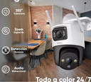 CAMARA IMOU IP/PT. 8MP CRUISER DUAL (3MP. LENTE FIJO/5MP. LENTE PT) SMART COLOR/TRACK WI-FI/IP66