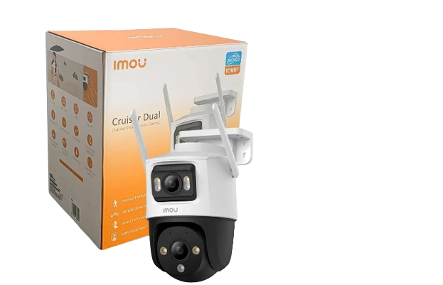 CAMARA IMOU IP/PT. 8MP CRUISER DUAL (3MP. LENTE FIJO/5MP. LENTE PT) SMART COLOR/TRACK WI-FI/IP66