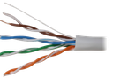 CABLE UTP CAT 5 BLANCO 100% COBRE / 305 MTS. / DAHUA / COMPATIBLE CON ALIMENTACION POE. / REDES & VIDEO.