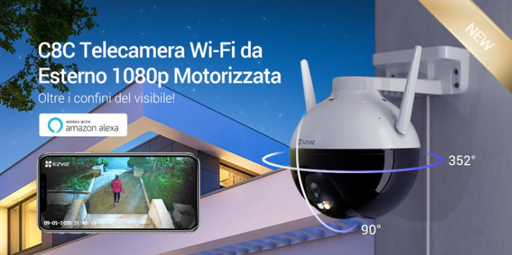 PT IP 2 MEGAPÍXEL / WI-FI / DETECCIÓN HUMANA / SEGUIMIENTO INTELIGENTE / VISIÓN NOCTURNA EN COLOR / COBERTURA VISUAL 360° / NOTIFICACIÓN PUSH / MICROSD