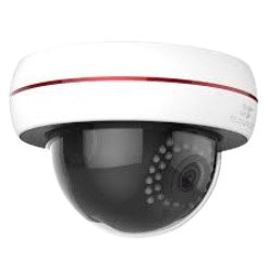 EZVIZ CS-CV220-A0-52WFR, 1080p HD Cámara de Vigilancia Cámaras en Domo WI-FI con Visión Nocturna, Impermeable, Antivandálica, Blanca