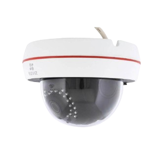 EZVIZ CS-CV220-A0-52WFR, 1080p HD Cámara de Vigilancia Cámaras en Domo WI-FI con Visión Nocturna, Impermeable, Antivandálica, Blanca