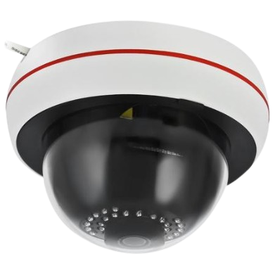 EZVIZ CS-CV220-A0-52WFR, 1080p HD Cámara de Vigilancia Cámaras en Domo WI-FI con Visión Nocturna, Impermeable, Antivandálica, Blanca