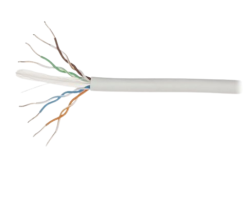 CABLE UTP CAT 6 100% COBRE COLOR BLANCO 1000 PIES