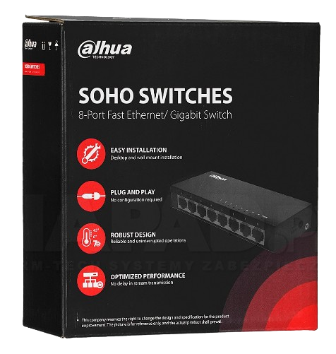 SWITCH PARA ESCRITORIO 8 PUERTOS/ GIGABIT ETHERNET/ 10/100/1000/ DISEÑO COMPACTO/ CAPA 2/ SWITCHING 16 GBPS/ VELOCIDAD DE REENVIO DE PAQUETES11.9 MBPS.