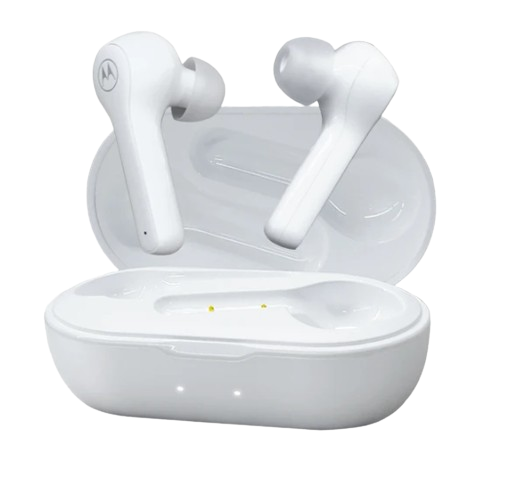 AURICULARES INALÁMBRICOS DE COLOR BLANCO MOTOROLA - MOTO BUDS 085 AUTÉNTICOS.