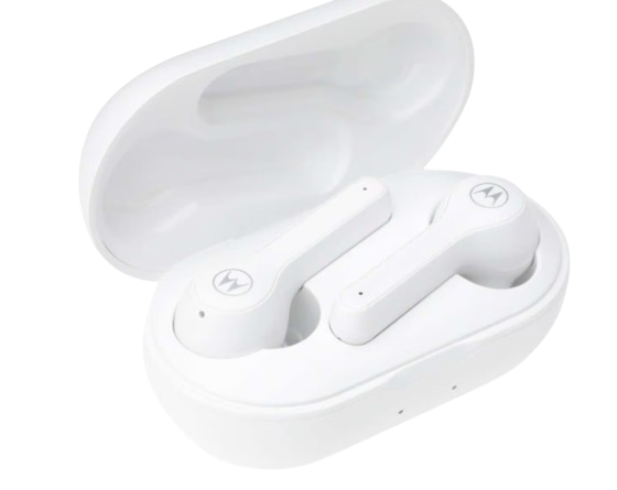 AURICULARES INALÁMBRICOS DE COLOR BLANCO MOTOROLA - MOTO BUDS 085 AUTÉNTICOS.