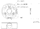 CAJA DE UNION EN ALUMINIO A PRUEBA DE AGUA MEDIDAS 96,7 DE DIAMETRO X 37,2MM DE ALTO PARA TUBO 3/4" | PARA CAMARAS DOMO.