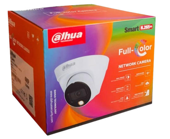 CAMARA DOMO IP DE 4 MP/ FULL COLOR/ LENTE DE 2.8 MM/ MICROFONO INTEGRADO/ 107 GRADOS DE APERTURA/ H.265/ LUZ PARA 30 MTS/ WDR REAL/ RANURA PARA MICROSD/ IP67/ POE