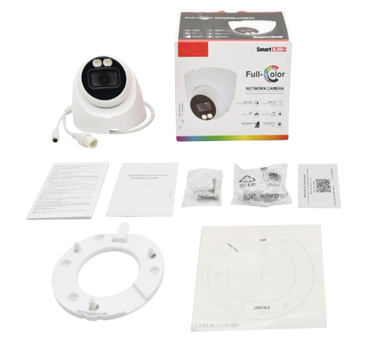 CAMARA DOMO IP DE 4 MP/ FULL COLOR/ LENTE DE 2.8 MM/ MICROFONO INTEGRADO/ 107 GRADOS DE APERTURA/ H.265/ LUZ PARA 30 MTS/ WDR REAL/ RANURA PARA MICROSD/ IP67/ POE