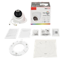 CAMARA DOMO IP DE 4 MP/ FULL COLOR/ LENTE DE 2.8 MM/ MICROFONO INTEGRADO/ 107 GRADOS DE APERTURA/ H.265/ LUZ PARA 30 MTS/ WDR REAL/ RANURA PARA MICROSD/ IP67/ POE