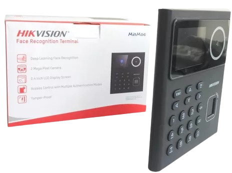 TERMINAL DE RECONOCIMIENTO FACIAL CON LECTOR MIFARE / HASTA 1.5 MTS EN LECTURA / SOPORTA P2P HIK-CONNECT / 500 ROSTROS / 1.000 HUELLAS / 1.000 TARJETAS / PIN /