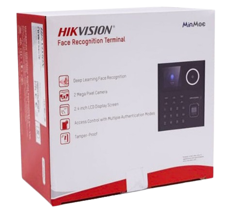 TERMINAL DE RECONOCIMIENTO FACIAL CON LECTOR MIFARE / HASTA 1.5 MTS EN LECTURA / SOPORTA P2P HIK-CONNECT / 500 ROSTROS / 1.000 HUELLAS / 1.000 TARJETAS / PIN /