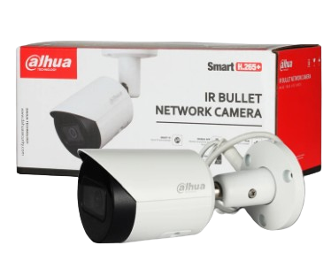 CAMARA DAHUA IP DE 5MP CON LENTE FIJO 2.8MM / LED IR30M / IP67 / INTEGRA RANURA MICROSD Y ALGORITMO DE VIDEO AVANZADO DAHUA IVS ADMITIENDO FUNCIONES INTELIGENTES COMO TRIPWIRE E INTRUSION