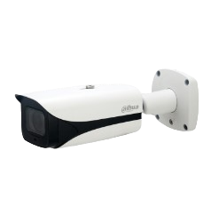 CAMARA DAHUA IP BULLET DE 8MP. MOTORIZADA CON INFRAROJOS DE 60M / DETECCION DE ROSTROS / CONTEO DE PERSONAS / EPOE / ASOCIACION DE CARA Y CUERPO / CONTADOR DE CLIENTES Y DETECCION DE PLACAS POR METADATOS.