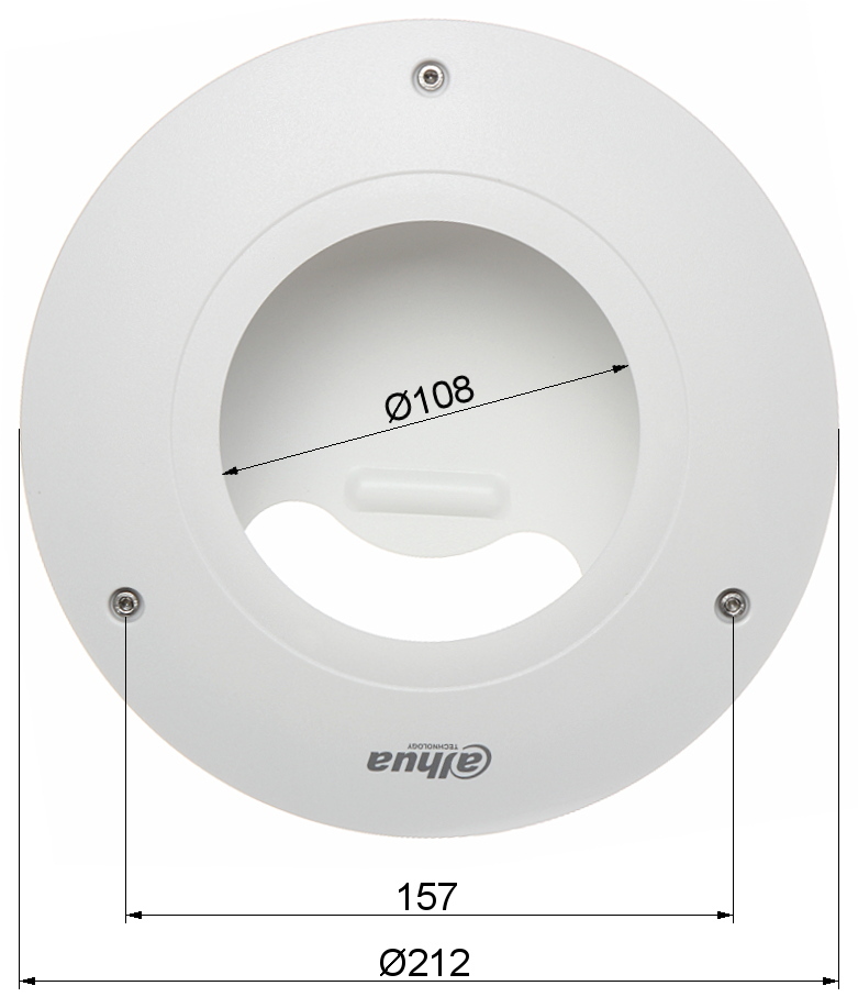 MONTAJE PARA PLAFÓN (TECHO FALSO) COMPATIBLE CON MODELOS: HDBW5121/5220/5221/5231/5421/5431/5830/ 8231/8331/81200/81230E-Z