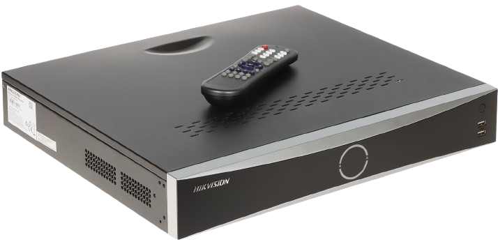 HIKVISION DS-7732NXI-K4/16P - NVR 12 MP. (4K) / 32 CANALES IP / 16 PUERTOS POE+ / RECONOCIMIENTO FACIAL / ACUSENSE (EVITA FALSAS ALARMAS) / 4 BAHÍAS DE DISCO DURO / SWITCH POE 300 MTS / HDMI EN 4K / ALARMAS I/O. #HikvisionNVR #DS7732NXIK416P #VideovigilanciaProfesional #SeguridadElectronica #NVRPoE