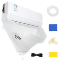 BOLSA PLÁSTICA TRANSPARENTE PARA MANTENIMIENTOS DE AIRES ACONDICIONADOS TIPO SPLIT DE 12,000 HASTA 36,000 BTU.  #BolsaMantenimientoAA #MantenimientoSplit #LimpiezaProfesional #SolucionesAireAcondicionado #HerramientasClimatización
